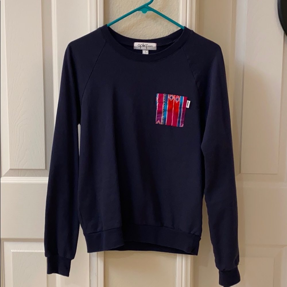 Apliiq Dark Blue Crewneck